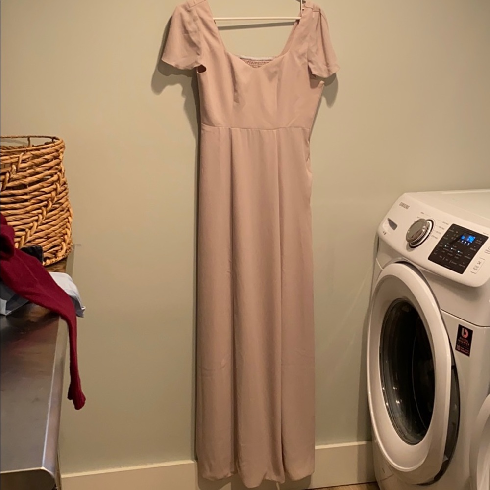 Show Me Your MuMu Cream Maxi Dress